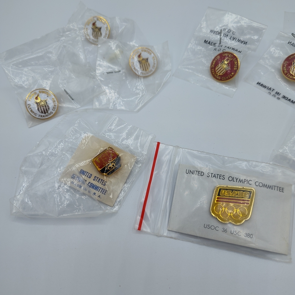 🏅 Vintage United States Olympic Committee (USOC) Lapel Pin Collection – Sealed - Picture 2 of 4